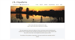 Desktop Screenshot of jandjaquafarms.com